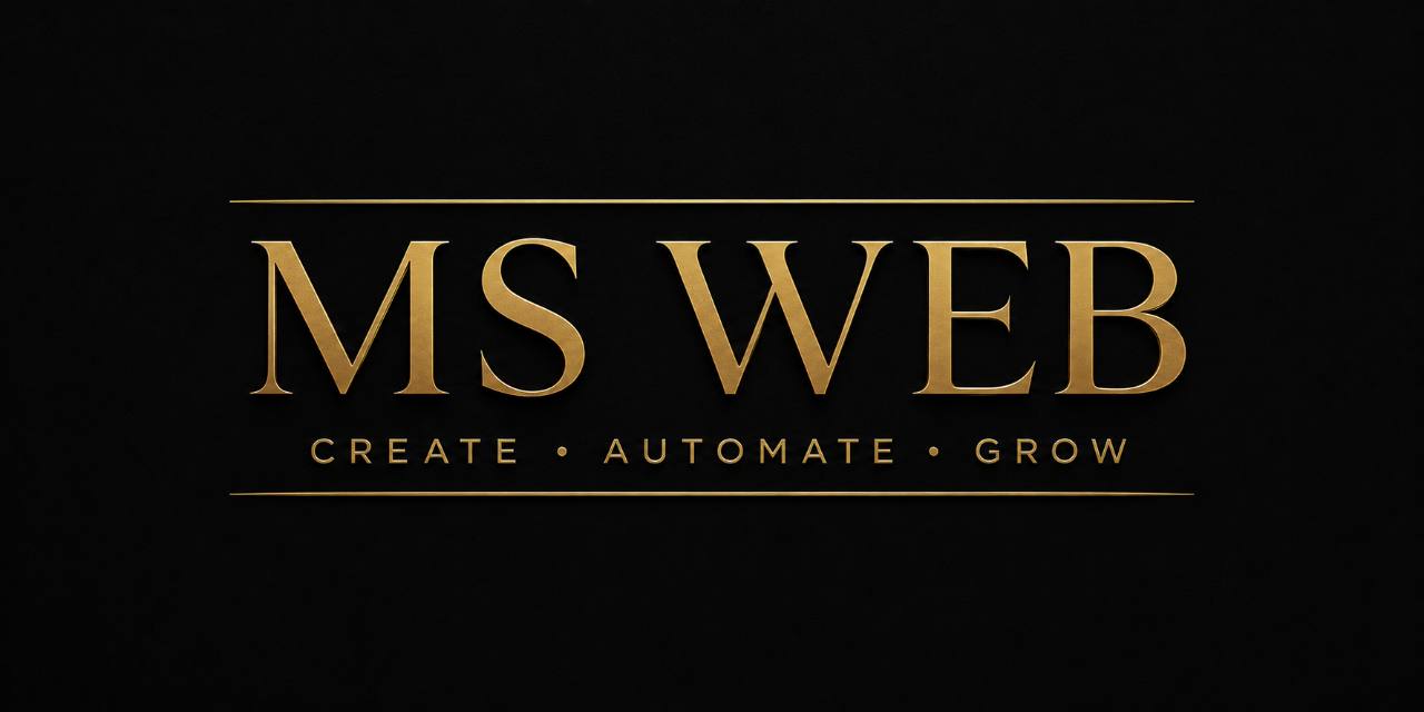 MS WEB — CREATE · AUTOMATE · GROW
